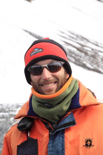 Expedition Leader, Agustin,  Brown Bluff, Antarctica