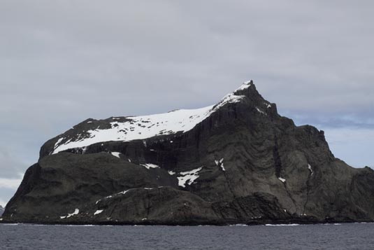 After the Crossing of the Drake Passage, towards Halfmoon Island, Antarctica