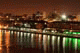 Canal by Night, Port Madero, Buenos Aires, Argentina