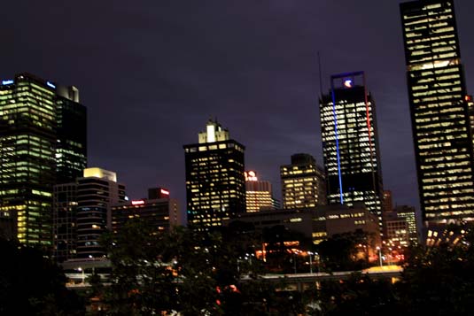 Brisbane by Night, Brisbane, Australia