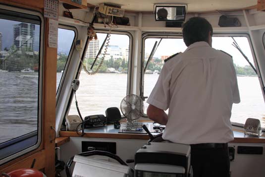Captain, City Ferry, Brisbane, Australia