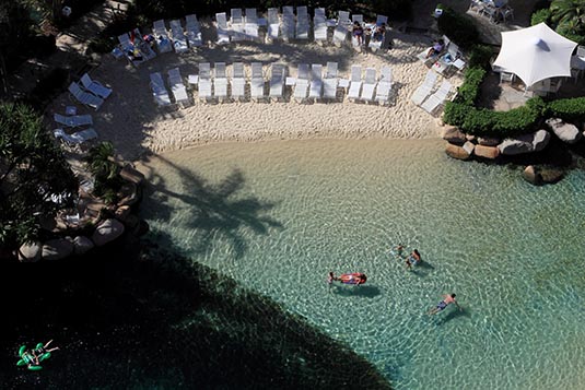 Salt Water Lagoon, Marriot Resort & Spa, Surfers Paradise, Gold Coast, Australia