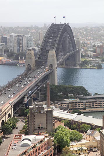 The Harbour Bridge, Seen from Shangri La Hotel, Sydney, Australia
