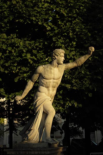 A Statue, Mirabell Palace Gardens, Salzburg, Austria
