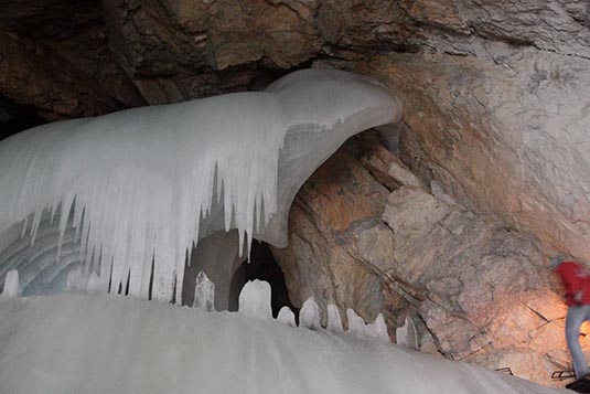 Ice Formations, Ice Caves, Werfen, Austria
