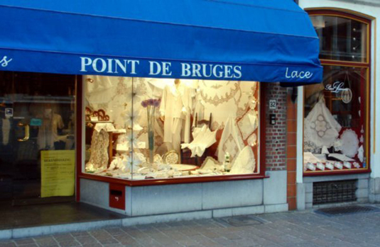 Belgium Laces, A Shop in Brugge