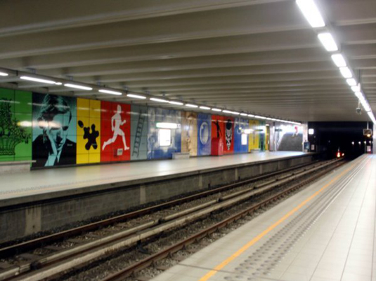 Heysel/Heizel Metro Station, Brussels