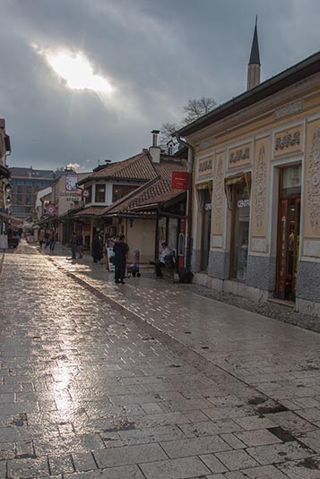 A Street, Bascarsija, Sarajevo, Bosnia & Herzegovina