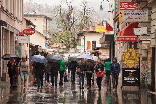 Ferhadija Street, Sarajevo, Bosnia & Herzegovina