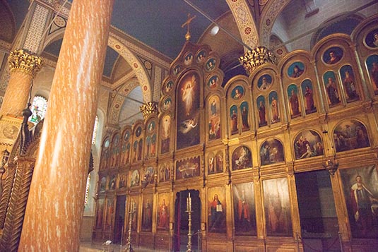 Interiors, Orthodox Church, Sarajevo, Bosnia & Herzegovina