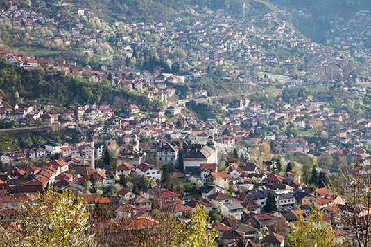 View from Zmajavac, Sarajevo, Bosnia & Herzegovina