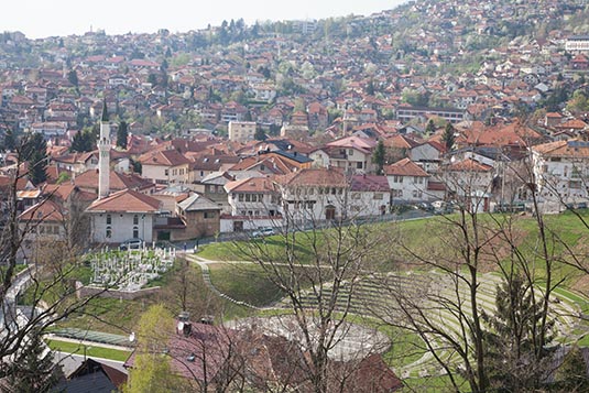 View from Zuta Tabija, Sarajevo, Bosnia & Herzegovina