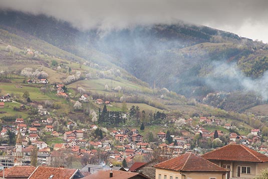 View from Fortress, Travnic, Bosnia & Herzegovina