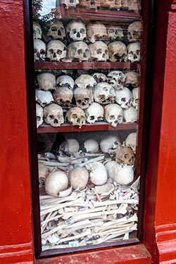 Killing Field of Wat Thmei, Siem Reap, Cambodia