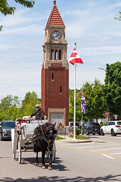 Clock Tower, Main Street, Niagara on the Lake, Canada