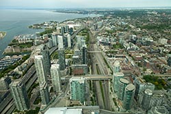 View from CN Towers, Toronto, Canada