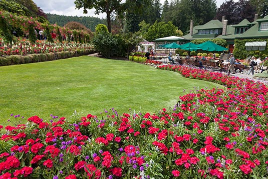 The Piazza, The Butchart Gardens, Victoria, Canada