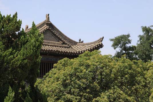 Garden, Big Goose Pagoda, Xian