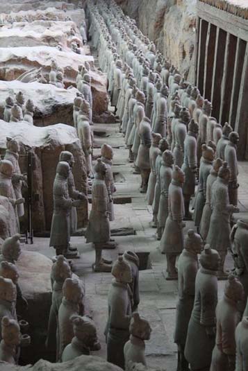 Terracotta Warriors Museum, view, Xian