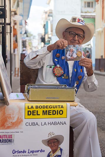 Orlando Laguardia, Bodeguita del Medio Restaurant, Havana, Cuba
