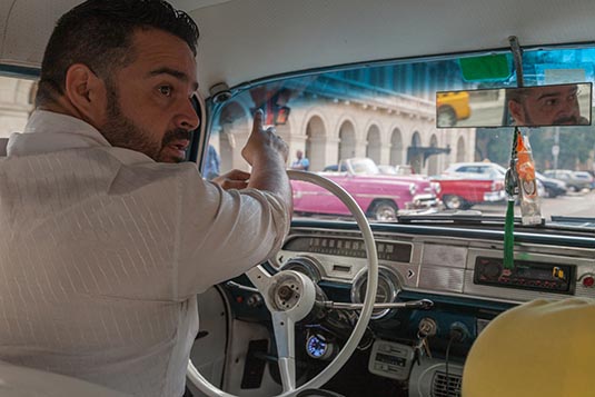 Taxi Driver, Parque Central, Havana, Cuba