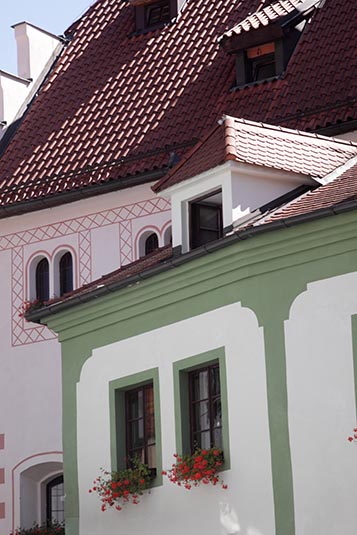 Beautiful Houses, Cesky Krumlov, Czech Republic