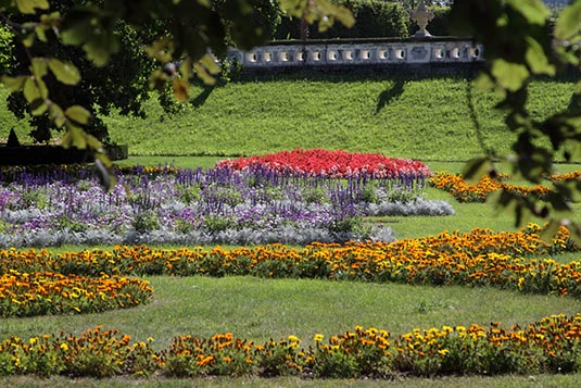 Cesky Krumlov Castle Gardens, Cesky Krumlov, Czech Republic