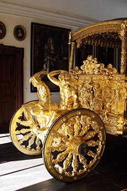 Golden Coach of Eggenberg Family, Cesky Krumlov Castle, Cesky Krumlov, Czech Republic