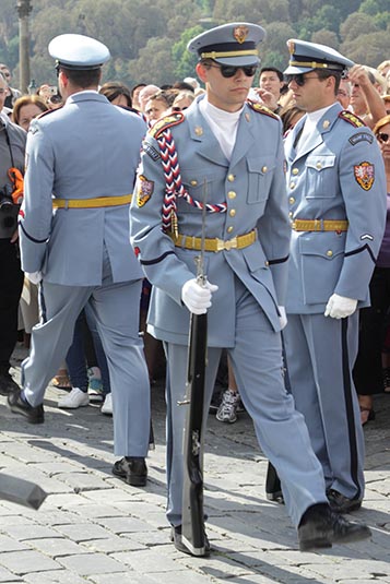 Changing of Castle Guards, Prague, Czech Republic