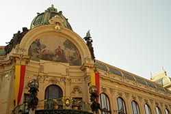 Mosaic of Homage to Prague, Municipal House, Prague, Czech Republic