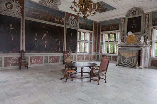 A Hall, Frederiksborg Palace, Hillerod, Denmark