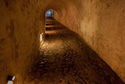 Underground Passageway, Kronborg Castle, Helsingor, Denmark