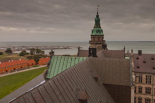 Terrace, Kronborg Castle, Helsingor, Denmark