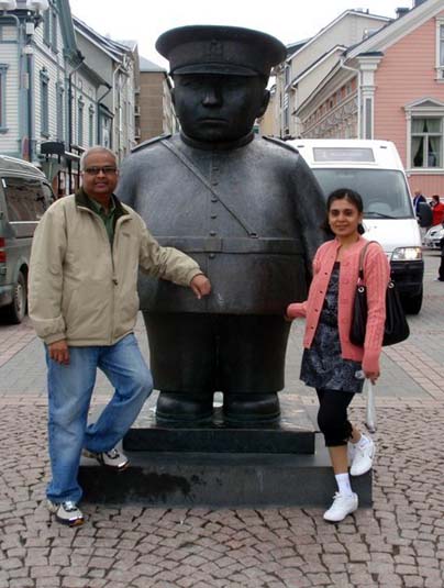 Police Statue, icon of Oulu