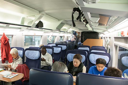 Inter City Express, Towards Heidelberg, Germany
