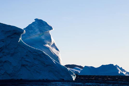 Sailing among the Icebergs, Ilulissat, Greenland