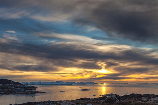 View from Arctic Hotel, Ilulissat, Greenland