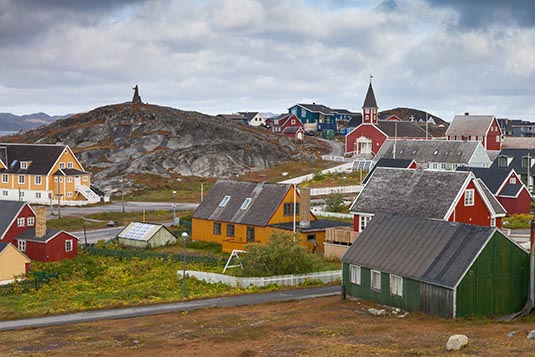 Town, Nuuk, Greenland
