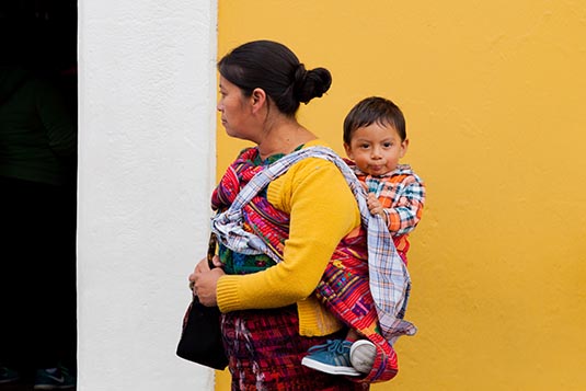 Locals, 4th Street, Antigua, Guatemala