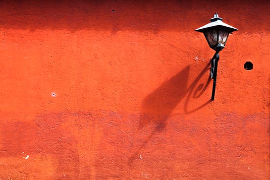 Street Lamp, 5th Avenue, Antigua, Guatemala