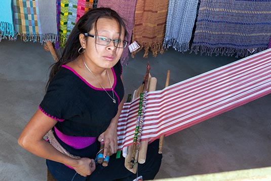 A Local Weaver, San Juan La Laguna, Guatemala