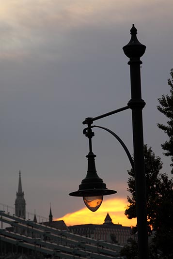 Lamp-post, Budapest, Hungary