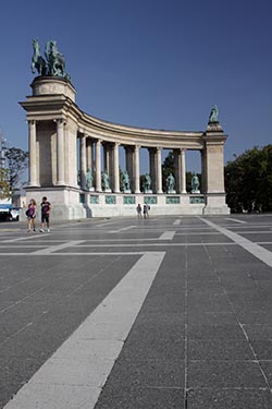 Millenium Monument, Heroes' Square, Budapest, Hungary