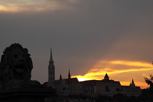 Sunset, Budapest, Hungary
