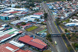 Aerial View, San Jose, Costa Rica