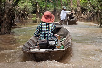 Canal, Cai Be, Vietnam