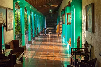 Corridor, El Convento Hotel, Leon, Nicaragua