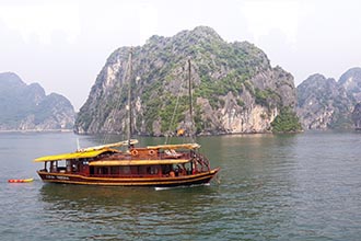 Cruising Halong Bay, Vietnam