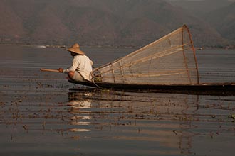 Fisherman, Inle Lake, Inle, Myanmar