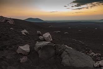 Sunset, Cerro Negro, Leon, Nicaragua